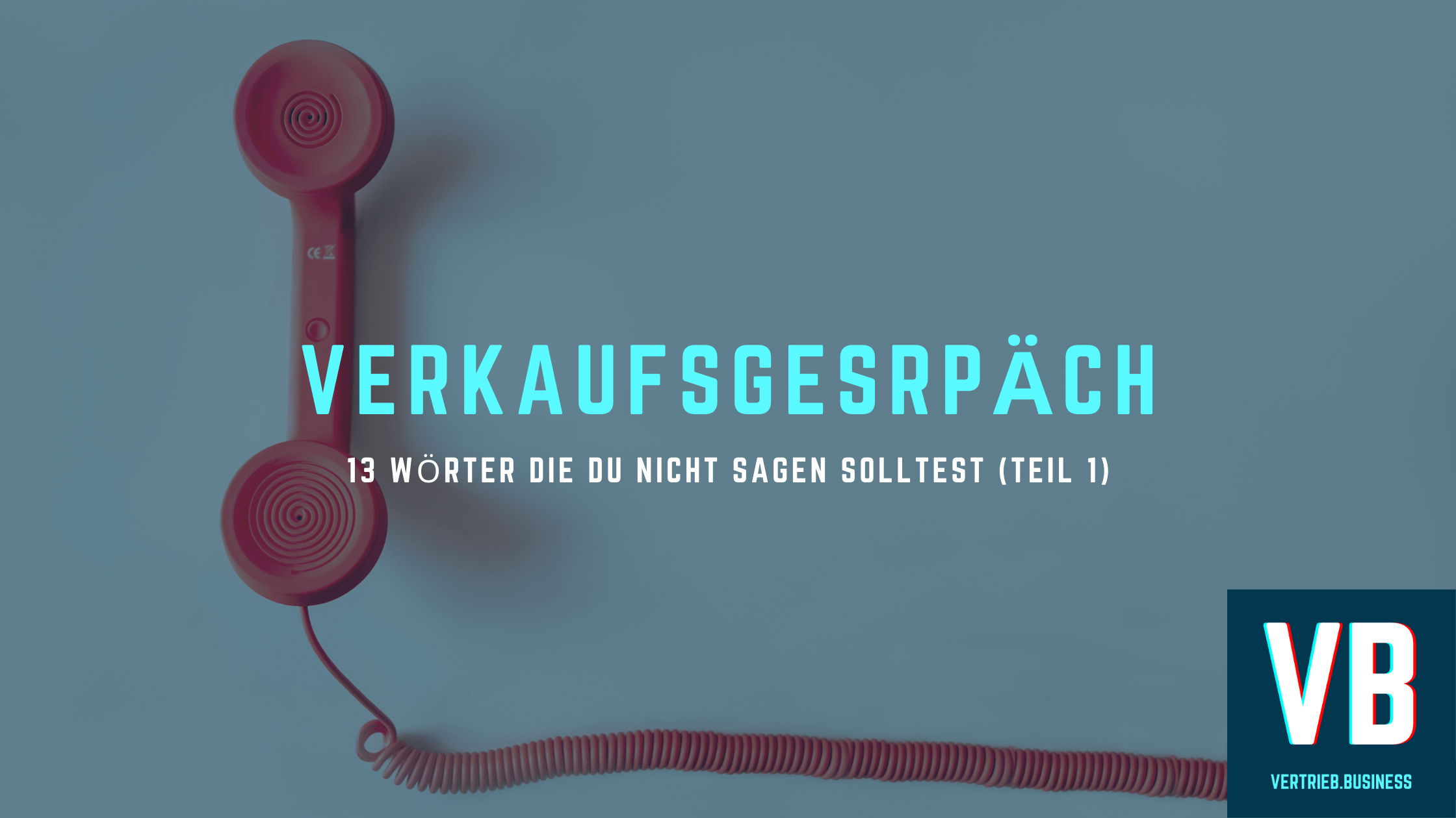 13 Wörter die du Verkaufsgespräch vermeiden solltest