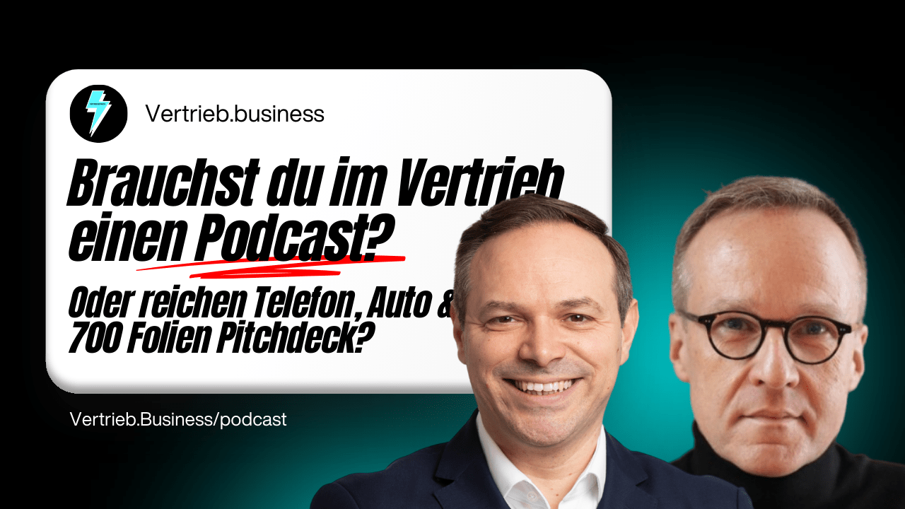 Podcast als Vertriebstool: So baust du Vertrauen vor dem ersten Gespräch auf